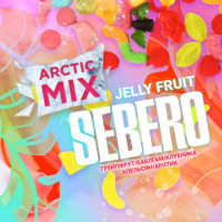 Табак Sebero Arctic Mix - Jelly Fruit (Грейпфрут, Бабл гам, Клубника, Апельсин, Арктик) 60 гр